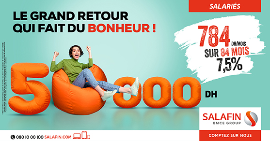 Campagne Fin d'année 50 000 DH salariés déc. 2022
